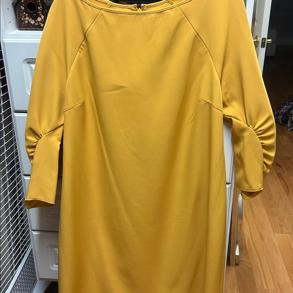 Preston & York Golden Long Sleeve Dress